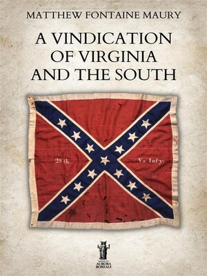 cover image of A Vindication of Virginia and the South